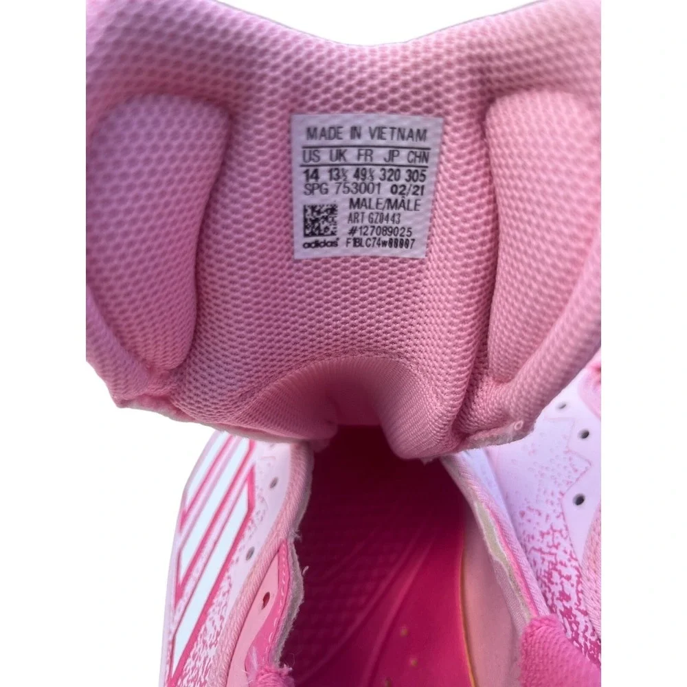 Adidas Icon‎ Bounce 6 Pink 'Mother's Day' Baseball Cleats GZ0443 Size Men's 13